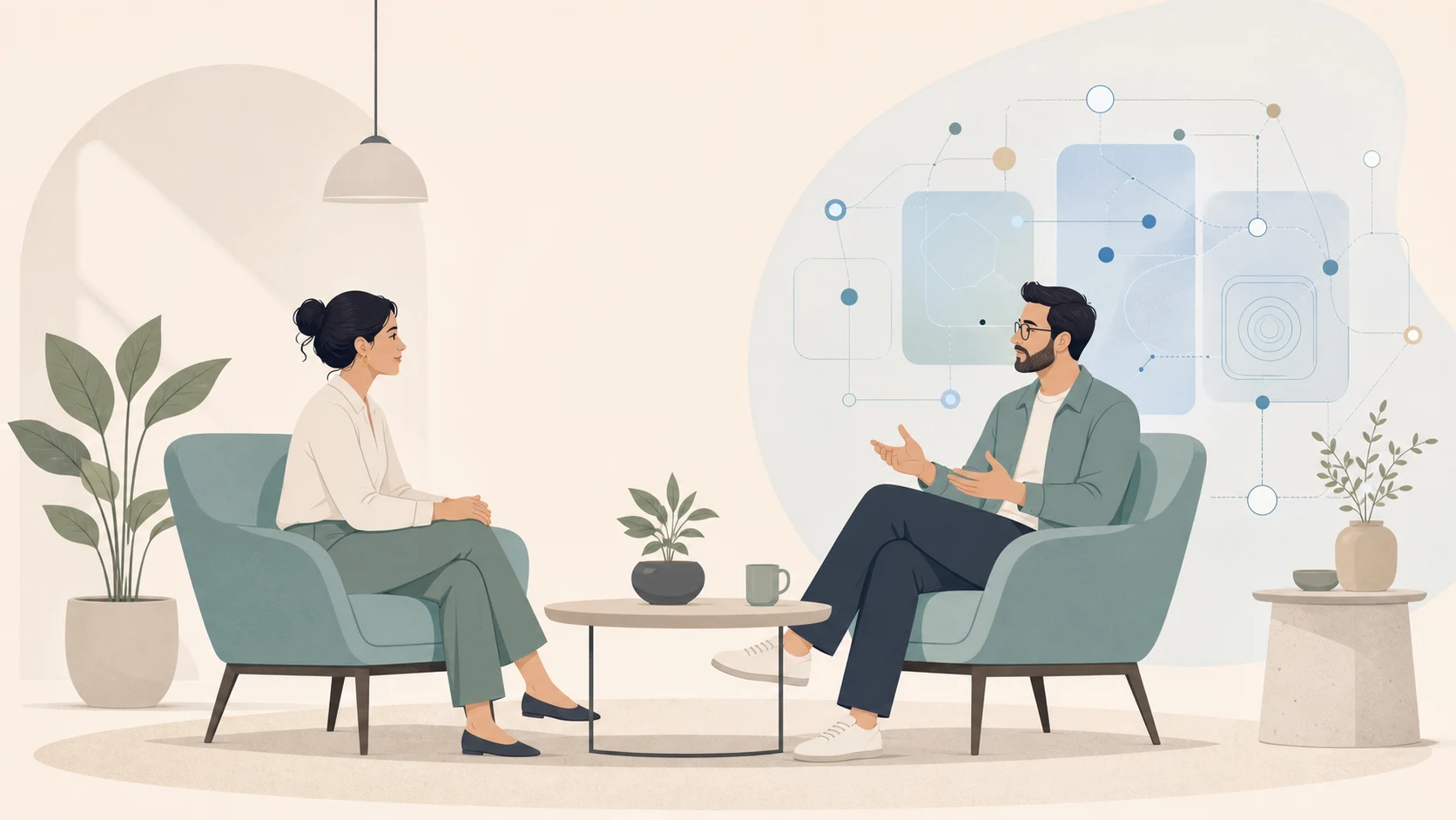 IA en los 1:1: entre la objetividad y la confianza